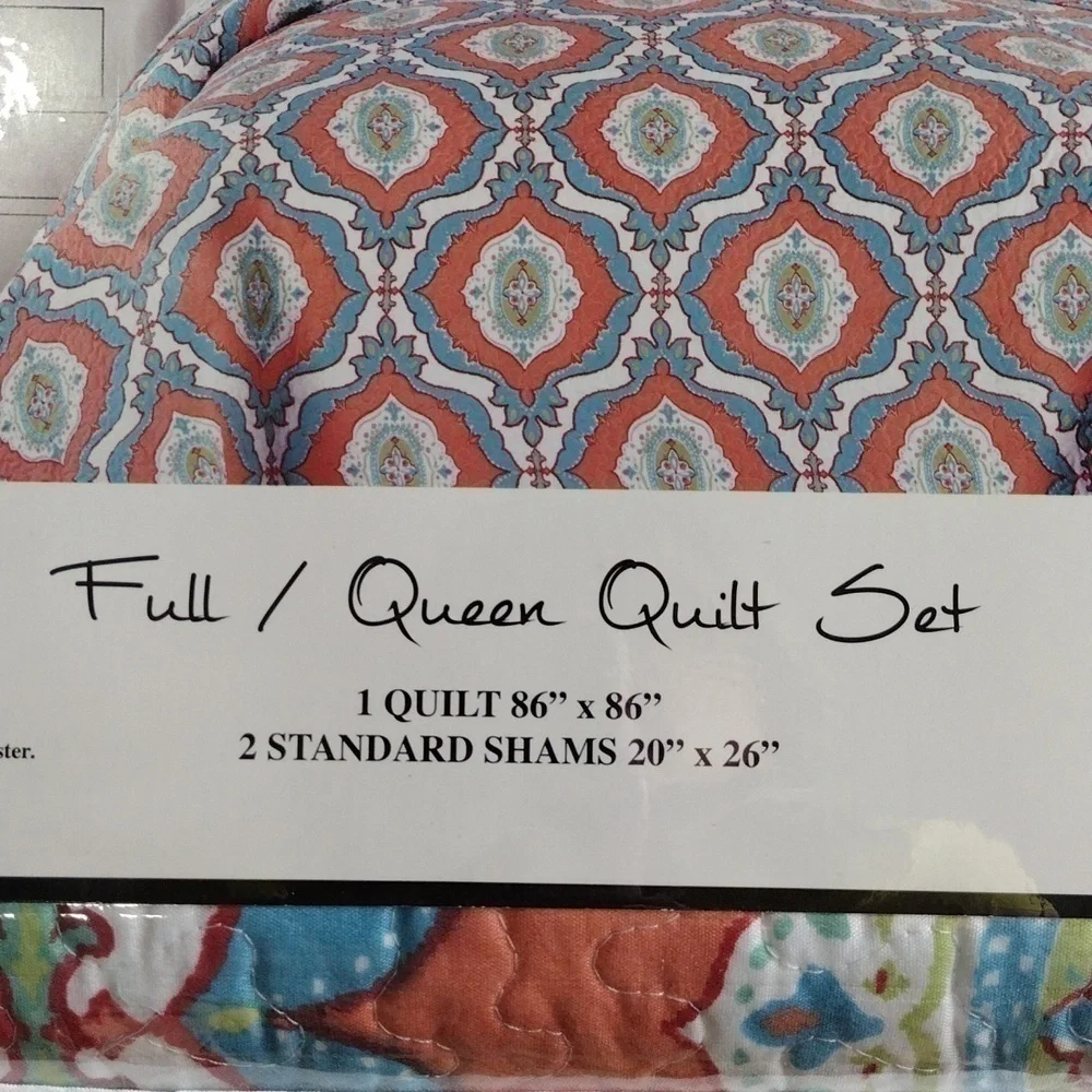 Jasmine‎ Road Full/Queen Quilt Set